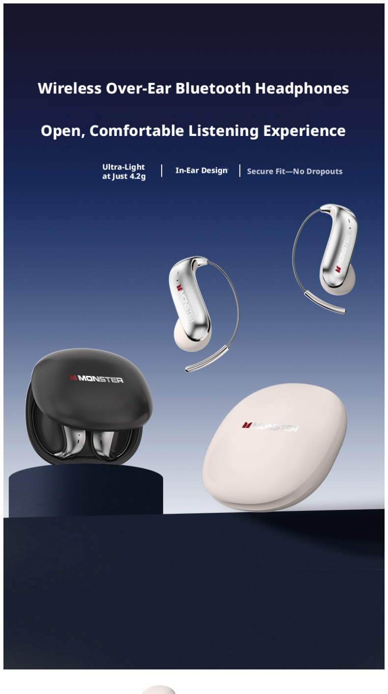 MONSTER C01 Open-Ear-Hook Kabe – Type C Wired Earphones With Mic Bewertung und Preis